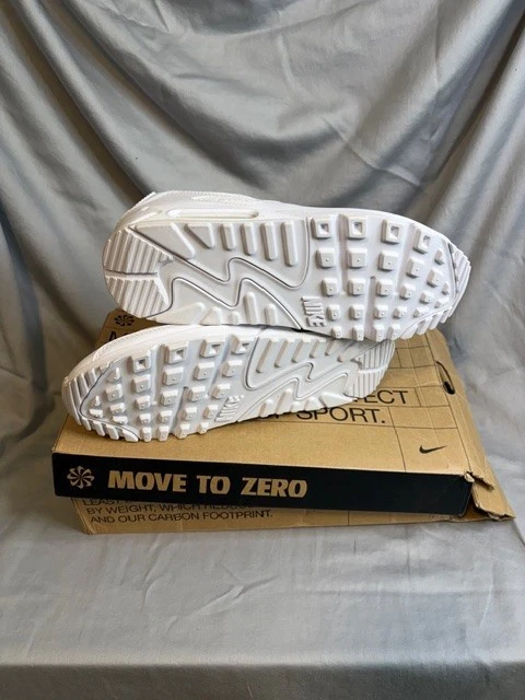 Nike Air Max 90 Triple Blanco Talla 9W Nuevo con Caja Foto 4 de 4