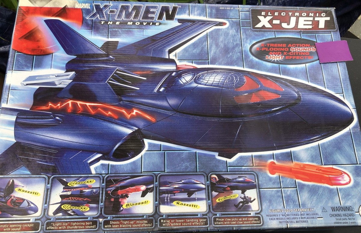 X-Men The Movie Electronic X-Jet Blackbird Toy Biz 2000 NIB NEW
