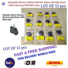 Schneider Electric ZBVM1/ZBV-M1 White LED light block 230V Harmony XB4/XB5 Units