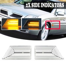 2x  Seitenblinker Blinkerleuchte Blinker Weiß für Opel Signum Z03 Vectra Z02