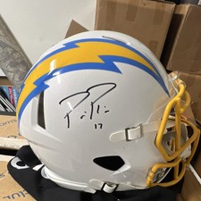 Los Angeles Chargers Original Autographed Speed Helmet Philip Rivers Fanatics