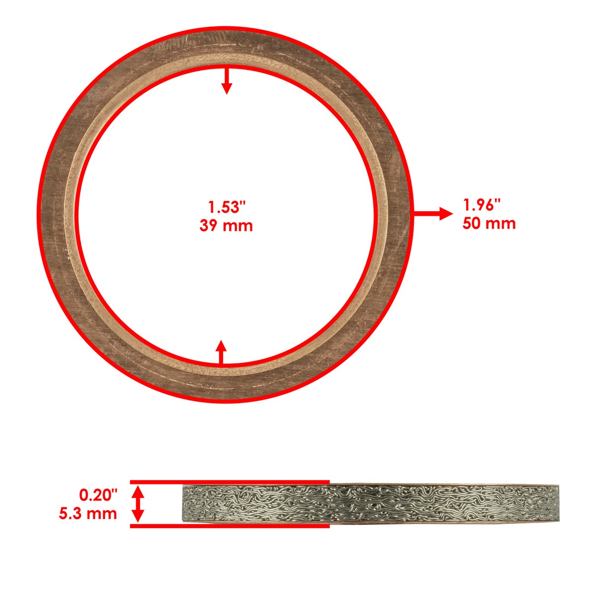 Exhaust Muffler Pipe Gasket For Yamaha Raptor 250 YFM250R 2008 2009 2010 2011 - Foto 5