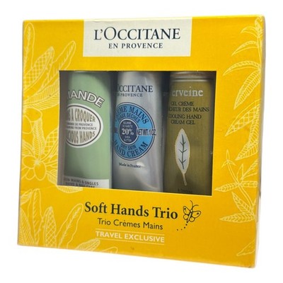 *L'Occitane En Provence Soft Hands Trio Travel Exclusive -3 Piece Set 