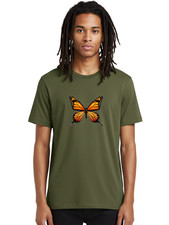 Butterfly-4 Mens Graphic Tee, 100 Cotton, Casual Summer Wear