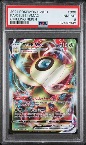 Celebi VMAX graded PSA 8 for sale on eBay