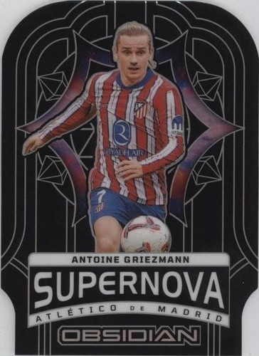 Antoine Griezmann 2024-25 Topps Black Flowfractor Atletico Madrid