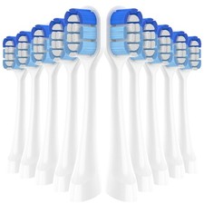 10 Pack Compatible with Oral-B Clic Toothbrush 1 Count Pack of 10 , White