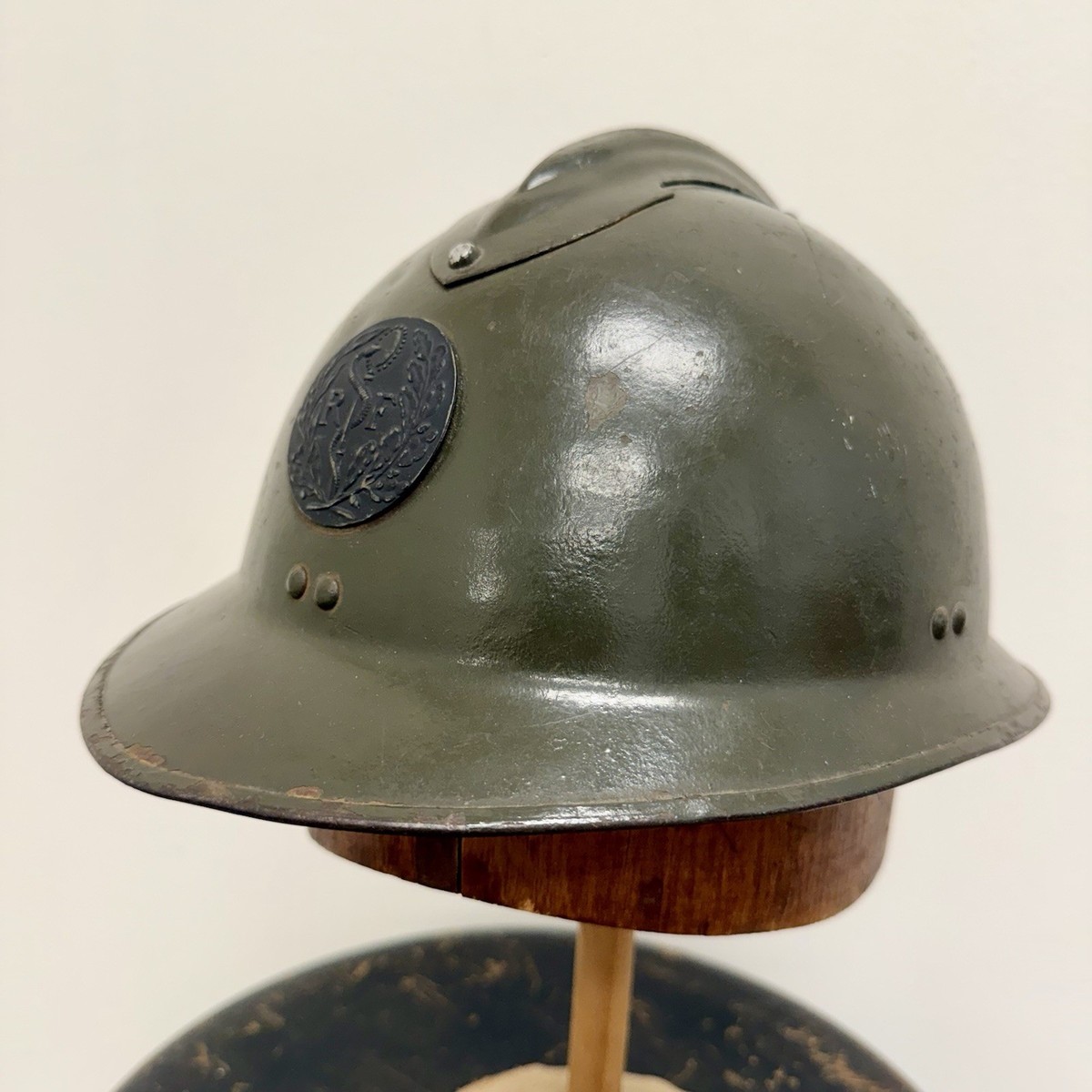 Original WWII French M26 Adrian Helmet Medical Corps Badge | eBay
