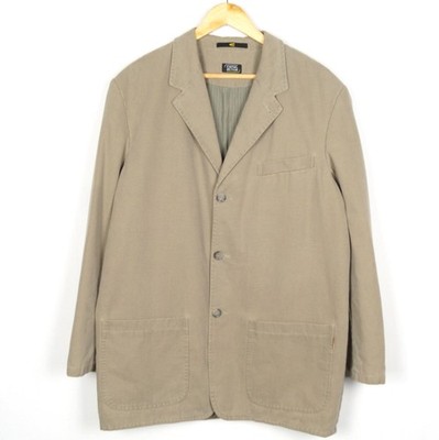 CAMEL ACTIVE Mens Blazer Jacket Size XL IT52 UK 42 Brown Cotton Buttons