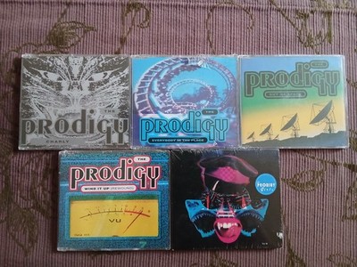 5 The Prodigy CDs Single NEU OVP Charly/Space/Everybody/Girls/Wind Maxi Singles