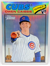 Owen Caissie 2026 Topps Heritage #88 Refractor RC