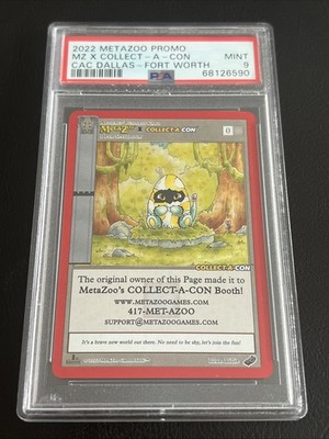 MetaZoo 1st Ed ORLANDO Collect-A-Con Stamped Egg Promo PSA 9 MINT