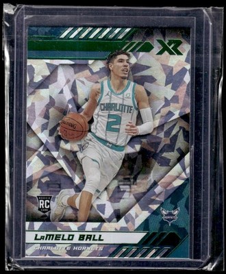 2020-21 Panini Chronicles XR Green Ice LaMelo Ball Rookie Charlotte Hornets #290