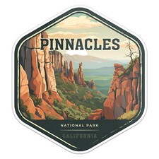 Pinnacles National Park Car Bumper Sticker Vinyl Decal