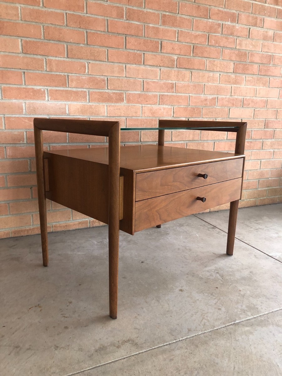 Vintage Mid Century Drexel Parallel Side End Table