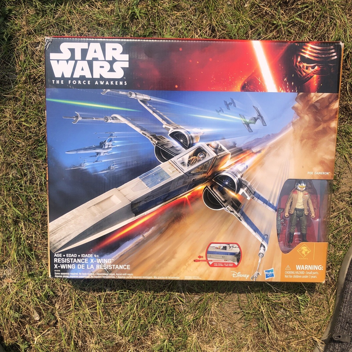 Star Wars The Force Awakens Resistance X-Wing with Figure Hasbro 2015  Walmart Ex