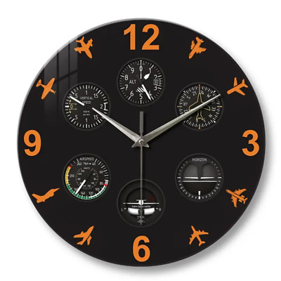 Premium Fluginstrumententafel Fliegeruhr