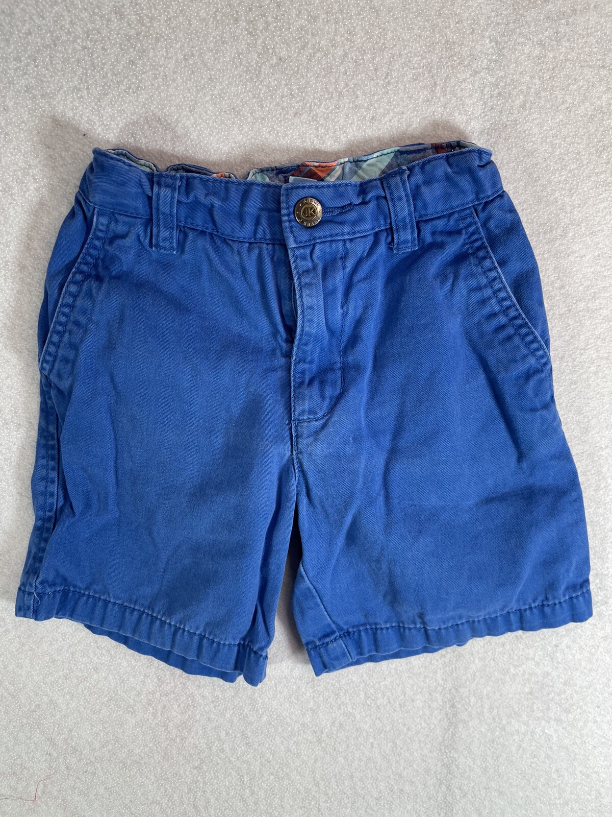 JK Boys Authentic J Khaki Blue Shorts Adjustable Waist Size 4 eBay