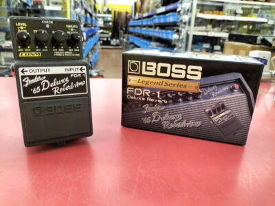 BOSS FDR-1 Fender '65 Deluxe Reverb Amp Guitar Effect Pedal from