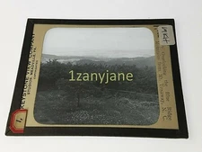 Glass Magic Lantern Slide MKH OVERLOOKING BLUE RIDGE MOUNTAINS MT TOXAWAY N.C,