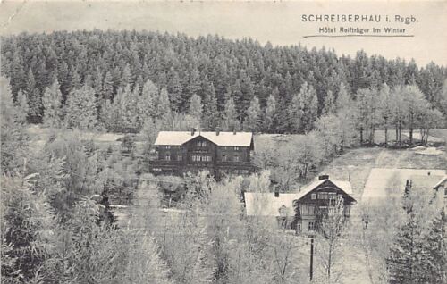 Poland - SZKLARSKA PORĘBA Schreiberhau - Hotel Reifträger im Winter - Picture 1 of 2