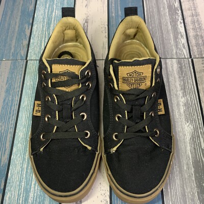 Harley-Davidson Men's Shoes Size 6.5 Roarke Vulcanized Black Gum