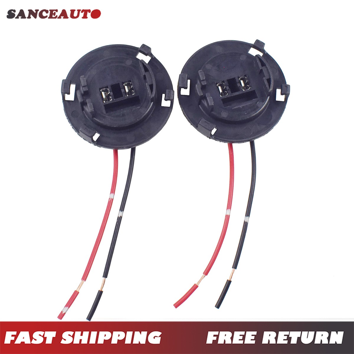 H7 Headlight Bulb Socket Holders For Hyundai Tucson 2016-2021 Kia