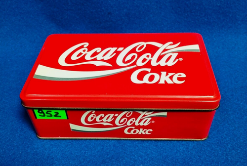 952- COCA COLA SCATOLA RETTANGOLARE IN LATTA VINTAGE RARA - Bild 2 von 15