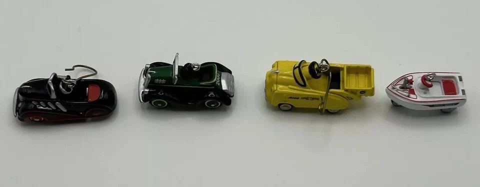 4 adornos de coche para niños Murray Steelcraft miniatura Hallmark Keepsake 1998 y 2000 Foto 3 de 4