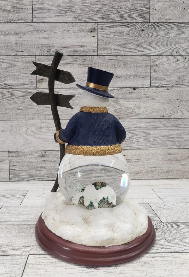 Boneco de neve St. Louis Rams NFL Snow Globe Memory The Company 2002 série limitada - Imagem 4 de 4