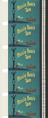 16mm CINEMASCOPE M-G-M cartoon MUSCLE BEACH TOM (1956) IB Technicolor Rare Scope - Picture 1 of 12