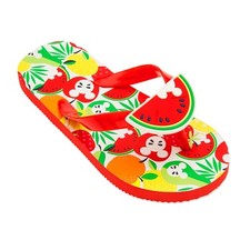 Disney Mickey Minnie Mouse Fruit Kids Flip Flops Sandals 7/8 9/10 11/12 13/1 2/3