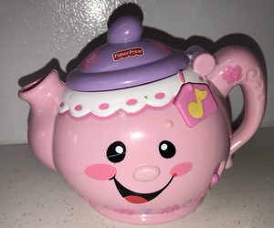 fisher price pink teapot