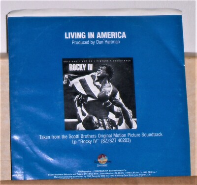 James Brown – Rocky IV - Living In America / Farewell 45 Single