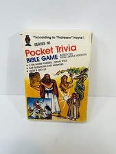 Vintage Professor Hoyle's Pocket TRIVIA BIBLE GAME, 848 Questions Answers