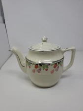 Vintage Enterprise Aluminum Co. Drip-o-Later Teapot With Lid Floral