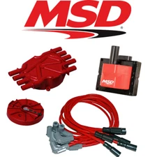 MSD Ignition Tuneup Kit - 96-98 Chevy/GMC Vortec 5.0/5.7L Cap/Rotor/Coils/Wires