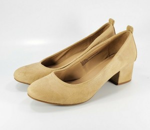 Universal Thread Target Lenora Suede Nude Block Heels Womens Size 8 | eBay