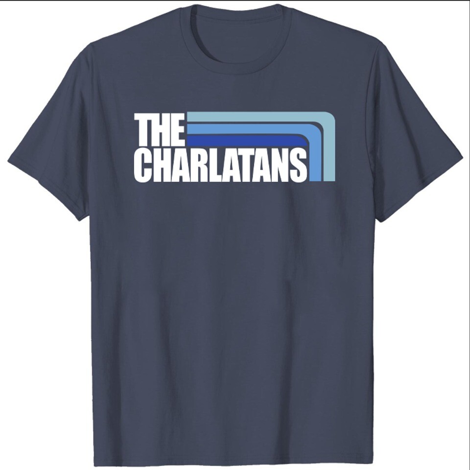 Vintage 90's THE CHARLATANS Grey T-Shirt All Size S-5XL Gift For