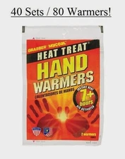 40 Sets Grabber Heat Treat 7hr HAND WARMER Gloves Boots Pocket Instant Heat HWES
