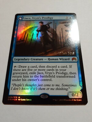 MTG Bling - Prerelease Flip Foil - Jace, Vryn's Prodigy - Magic