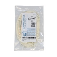 Square Braid Cotton Candle Wick - 3/0 on sale Square Braid Cotton Candle Wick - 3/0 on sale