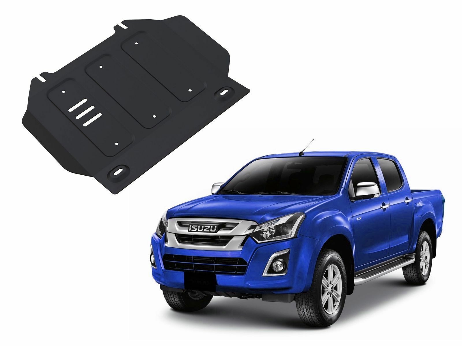Protection sous moteur Isuzu D-Max Rodeo 2012-2019 blindage acier haute durabilité