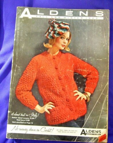 ALDENS 1963 FALL & WINTER CATALOG AMAZING ITEMS INSIDE GR8 REFERENCE - Picture 1 of 3