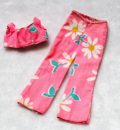 Vintage Barbie PAK Cool Casuals Set Daisy Variation TLC 1970 Mattel