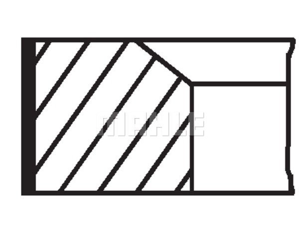 Mahle Original Piston Ring Kit 013 RS 00114 0N0-image
