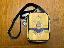 Star Wars C-3PO Crossbody Bag NWT Buckle-Down Products For Walt Disney