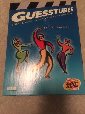 Guesstures Second Edition -The Game Of Split Second Charades 1999 Edition