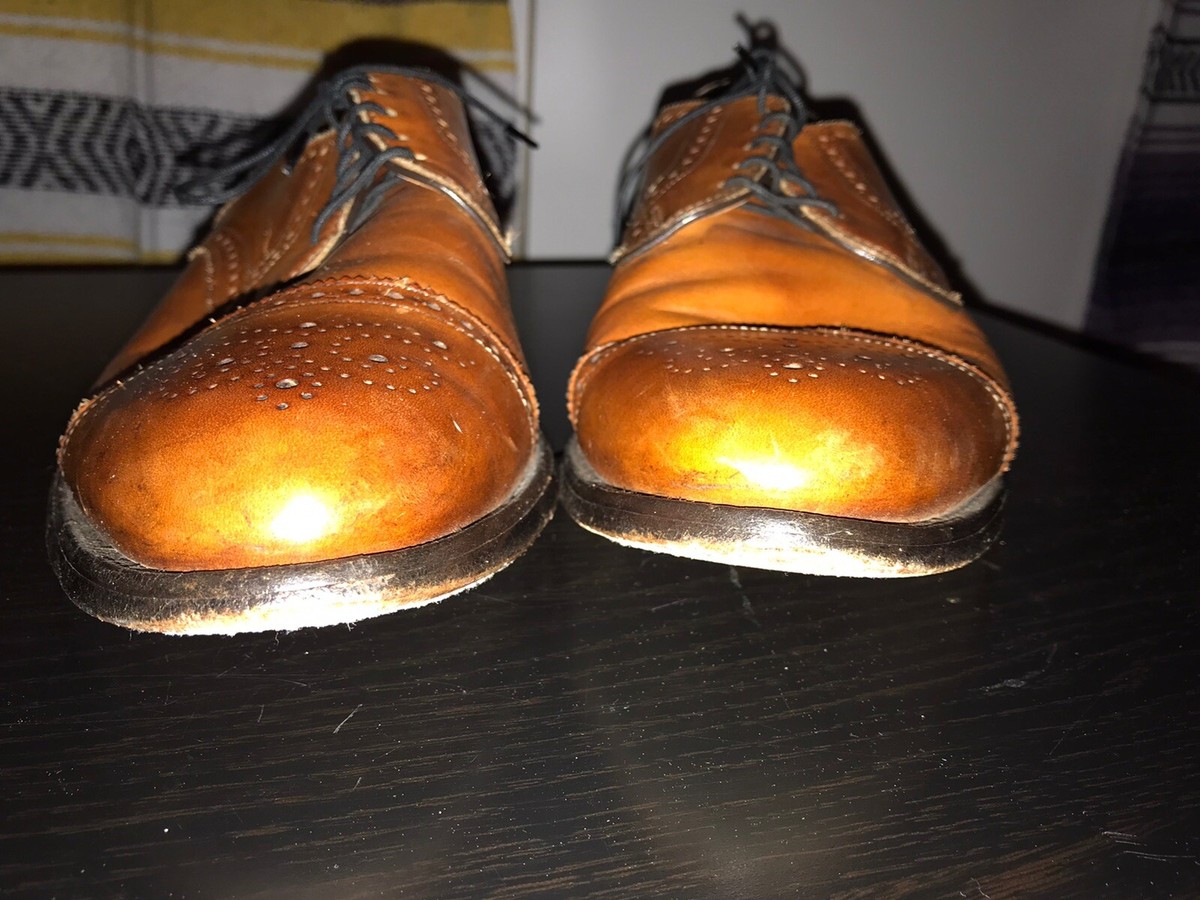 ?2xHP?VTG 1980s-90s Allen Edmonds Walnut Brown Leather Sanford Wing Tip Oxford 5956_A__31034.1727880706.jpg?c=2 main image 3