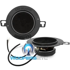 pkg 2.75" CAR MIDRANGE TWEETERS + 3.5" SPEAKER METAL ADPATER BRACKET PLATES NEW